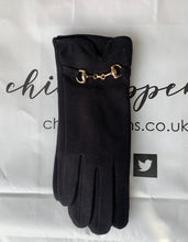 Load image into Gallery viewer, Buckle Detail Cashmere Blend Gloves (various colours)