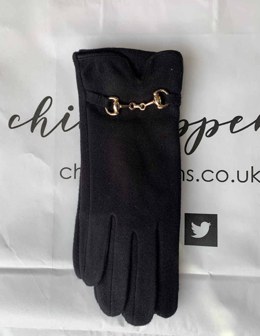 Buckle Detail Cashmere Blend Gloves (various colours)