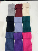 Load image into Gallery viewer, Ribbed Fingerless Cashmere Blend Gloves (various colours)