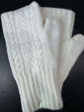 Load image into Gallery viewer, Fingerless Cable Gloves (various colours)