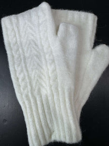 Fingerless Cable Gloves (various colours)