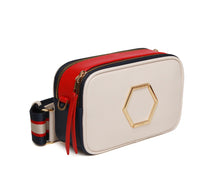 Load image into Gallery viewer, Pimlico Honeycomb Tricolour Cross Body Bag - chichappensboutique