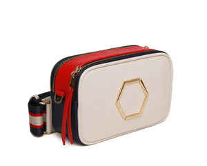 Pimlico Honeycomb Tricolour Cross Body Bag - chichappensboutique