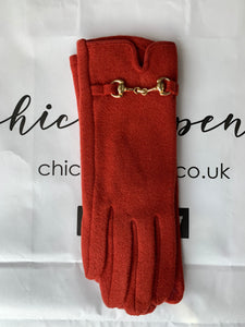 Buckle Detail Cashmere Blend Gloves (various colours)