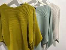 Load image into Gallery viewer, Ribbed Batwing Knit (various colours)