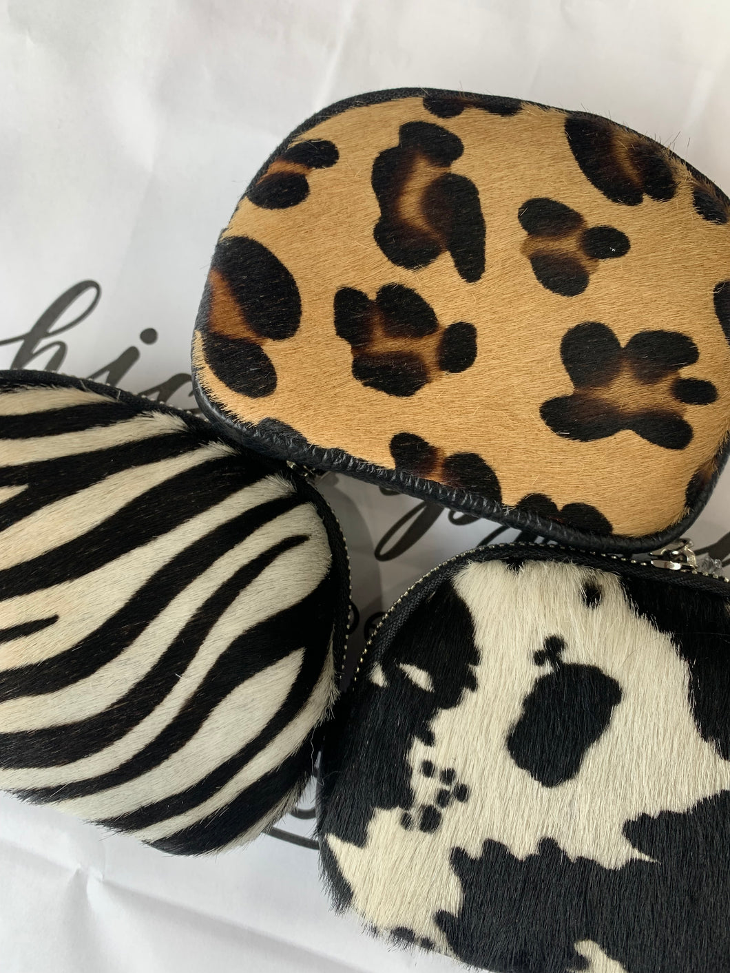 Leather Animal Purse (various colours)