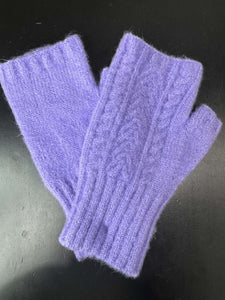 Fingerless Cable Gloves (various colours)