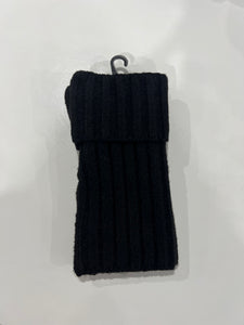 Ribbed Fingerless Cashmere Blend Gloves (various colours)