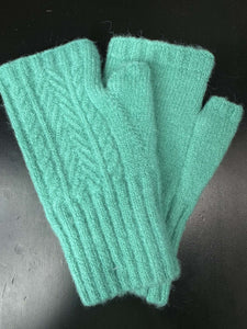 Fingerless Cable Gloves (various colours)