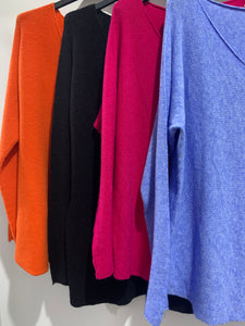 Valentyne soft v-neck knit (various colours)