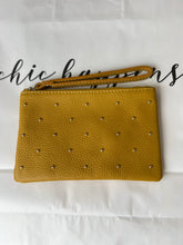 Load image into Gallery viewer, Leather Subtle Stud Pouch (various colours)