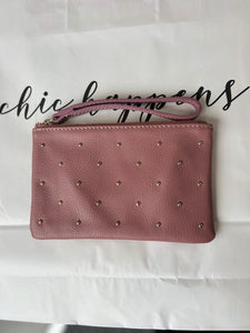 Leather Subtle Stud Pouch (various colours)