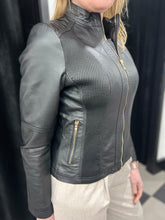 Load image into Gallery viewer, The Aniston Faux Leather Jacket (Black)