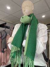 Load image into Gallery viewer, Contrast Cashmere Blend Scarf (various colours)