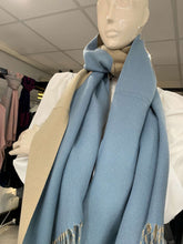 Load image into Gallery viewer, Contrast Cashmere Blend Scarf (various colours)