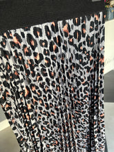 Load image into Gallery viewer, Leopard Pleat Skirt (various colours)