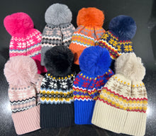 Load image into Gallery viewer, Nordic Bobble Hat (various colours) - chichappensboutique