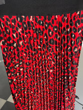 Load image into Gallery viewer, Leopard Pleat Skirt (various colours)