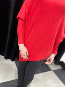 Asymmetric Soft Knit (various colours)