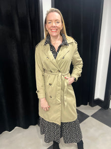 The Elle Belted Trench Coat chichappensboutique