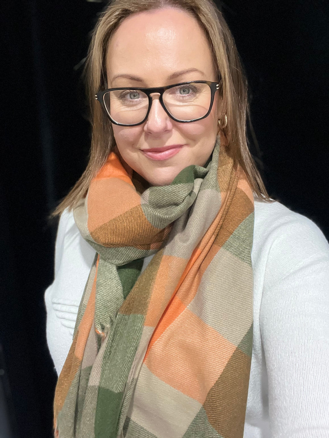 The Check-In Check-Out Scarf (various colours)