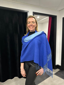 Contrast Cashmere Blend Scarf (various colours)