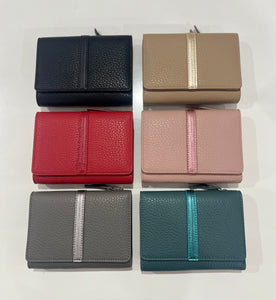 Band Detail Wallet (various colours)