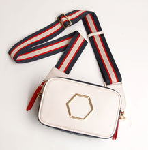 Load image into Gallery viewer, Pimlico Honeycomb Tricolour Cross Body Bag - chichappensboutique