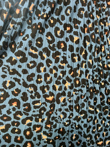 Leopard Pleat Skirt (various colours) - chichappensboutique