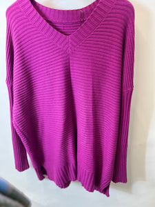 Imperfect Misumi Chunky Rib Knit (Magenta)