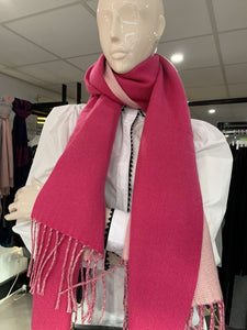 Contrast Cashmere Blend Scarf (various colours)