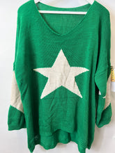 Load image into Gallery viewer, Imperfect Green Star Knit