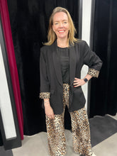 Load image into Gallery viewer, Leopard Print Wide Leg Trouser