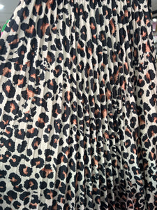 Leopard Pleat Skirt (various colours) - chichappensboutique