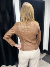 Load image into Gallery viewer, The Aniston Faux Leather Jacket (Brown)