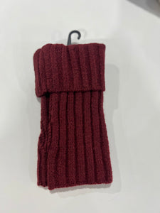 Ribbed Fingerless Cashmere Blend Gloves (various colours)