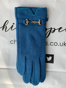 Buckle Detail Cashmere Blend Gloves (various colours)