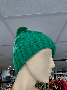 Chunky Cable Lined Bobble Hat (various colours)