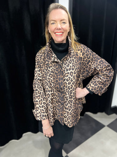 The Rinna Leopard Jacket