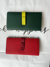 Load image into Gallery viewer, Leather Contrast Wallet (various colours)