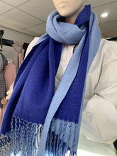 Load image into Gallery viewer, Contrast Cashmere Blend Scarf (various colours)