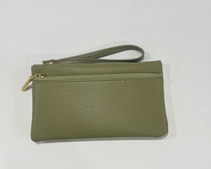 Double Zip Mini Clutch (various colours)