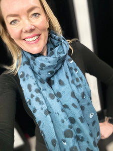 Wild Spots Cashmere Blend Scarf (various colours)