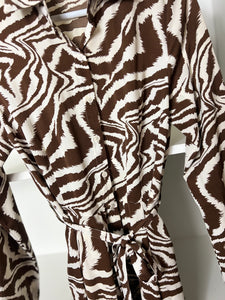 Imperfect Chocolate Zebra Maxi (size 10)