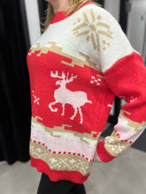 Load image into Gallery viewer, Deer &amp; Snowflake Knit