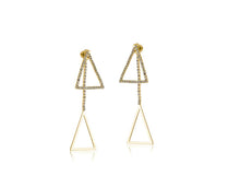 Load image into Gallery viewer, Alena Triangle Earrings (2 colour ways) - chichappensboutique