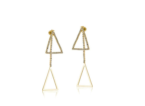 Alena Triangle Earrings (2 colour ways) - chichappensboutique