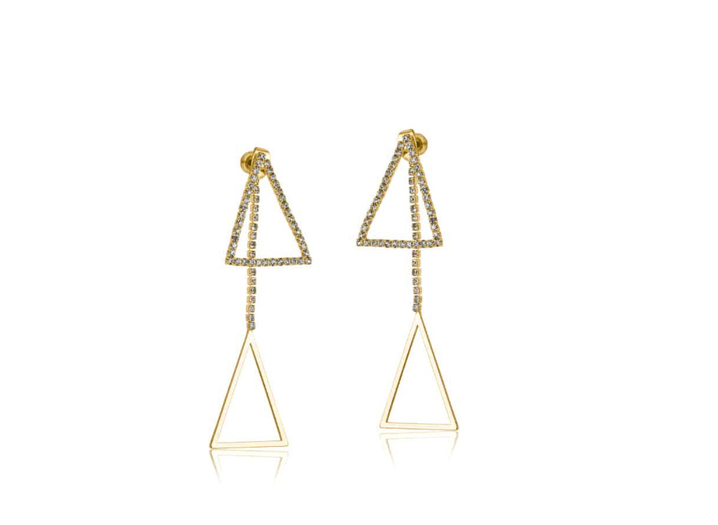 Alena Triangle Earrings (2 colour ways) - chichappensboutique