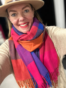 The Check-In Check-Out Scarf (various colours)