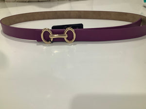 Gucci Inspired Narrow Leather Belt - chichappensboutique